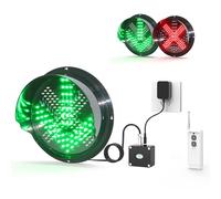 Luz De Señal De Tráfico Roja/verde, Luz De Parada De Tráfico LED Industrial, Lámpara De Advertencia Señales Tráfico, Luz Logística De Báscula Puerto Descarga, Con Control Remoto/botón(100m/328ft,300mm