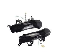 Luz de señal giro secuencial, lámpara indicadora espejo lateral dinámico for Reiz Avalon Crown Mark Prius Camry IQ EQ, 1 par(Blue-Yellow)