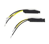 Luz de señal sin errores, 2 uds DC12V 21W LED decodificador de resistencia cancelador sin errores plomo unilateral para luz de señal de giro de motocicleta