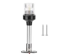 Luz de señalización de navegación de 8 pulgadas, 12 V - 24 V, 5 W, 360°, LED, para ancla de popa, IP66, blanca, para barco