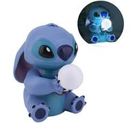 Luz de Stitch - Producto oficial Lilo & Stitch, lámpara coleccionable Disney, luz de noche decorativa para mesita de noche