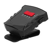 Luz de Tapa con Clip LED Luz de ala de Sombrero Montada en la Cabeza para Iluminación Linterna Frontal con Sensor Brillante Reparación de Pesca Camping, Carga USB