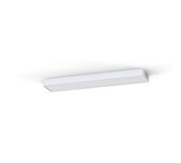 Luz De Techo Blanca 93,5 Cm Cuadrada Con 2x T8 LED Cálido 3000 K