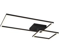 Luz de techo cuadrada ajustable Led Dimmer Pan Black Trio Lighting