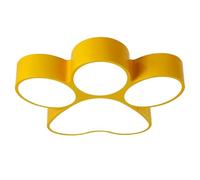 Luz de techo de montaje empotrado de dibujos animados,Linda lámpara de techo con forma de pata de perro,Lámpara de techo de acrílico LED moderna,Lámpara de techo con huella de perro para habitación d