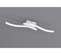 Reality Leuchten R62472131 Route - Lámpara LED de techo (metal, incluye 2 bombillas LED de 5 W), color blanco mate