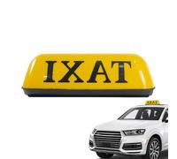 Luz de techo de taxi - Señal de taxi brillante de 12 V, luz de techo de alta visibilidad, base sellada magnética para viajes seguros, letrero de coche fácil de instalar