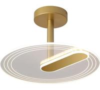 Luz de Techo empotrada LED de 24 W, luz de Techo de decoración acrílica de Tricolor Redondo de 17.7 Pulgadas, lámpara de Techo de iluminación Que Ahorra energía para el Comedor de Cocina araña