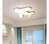 Luz de techo en forma de avión Estilo infantil Lámpara de techo Espectro completo Protección ocular Luz de lámpara Iluminación de techo de dibujos animados para dormitorio, habitación de niños