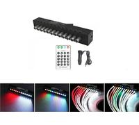 Luz de techo fibra óptica RGB 9 W y 12 LED con efecto estrella fugaz for coche, control remoto aplicación for teléfono inteligente, orificios Alto Brillo