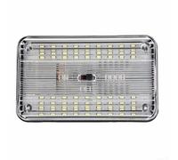 Luz de techo interior del vehículo 12V 36 LED lámpara de cúpula con control de interruptor para lectura de coche y uso en maletero, material plástico ABS con 4 tornillos de montaje