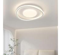 Luz De Techo LED Moderna Regulable De,3000K-6500K Lámparas De Techo LED Blancas Modernas De 3 Colores, Luz De Techo Acrílica Cuadrada/redonda De 34W Para Cocina, Sala De Estar, Comedor, Dormitorio