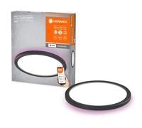Luz De Techo LED Smart+ Orbis Ultra Delgado Negra Ø23,5cm 19W RGBW CCT App WiFi