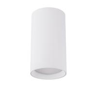 Luz de Techo Plafón Blanco GU10 Ø 5,5CM H:10CM Cilindro Metal Adorno