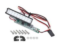 Luz de techo RC colorida de 18LED, luz de alto brillo, 55mm de longitud, apta para coche Traxxas RC