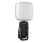 Luz de teléfono giratoria de 360 grados con clip para fotografía, portátil, brillo de 9 engranajes, selfie con clip, video portátil