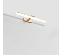 Luz de tocador LED, iluminación de tocador con espejo montado en la pared, accesorios de luces de pared ajustables de oro cepillado para armario de baño,Cool white,9W 40CM