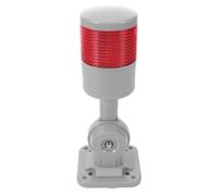 Luz de Torre de Advertencia LED 24v, 1 Capa para Maquinaria | Carcasa PC Abs, Brillo Alto Visible a Distancia, Instalación Fácil, Uso en Fábricas y Señalización