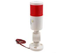 Luz de torre de señal de alarma LED plegable de grado industrial para equipos electrónicos, 12 24V con pantalla gruesa (BEM-X-50-1U-D)