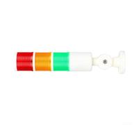 Luz de torre de señal LED de 220 V con zumbador, faro apilable rojo naranja verde para máquina herramienta, taller y seguridad de fábrica