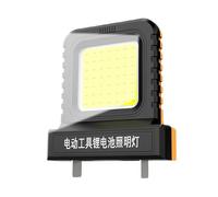 Luz de trabajo: enchufe deslizante ajustable con batería de 21 V, lámpara de herramienta eléctrica de alto brillo | Taller mecánico Garaje Almacén Taller Iluminación de inspección recargable portátil