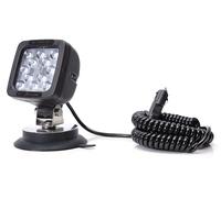 Luz De Trabajo LED 12LED con Interruptor Fijación Magnética, Cable Espiral 7m