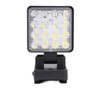 Luz de Trabajo LED Compatible con PARKSIDE X20V Luz de Inundación LED Inalámbrica de 20 V Luz de Trabajo Recargable Giratoria de 330 ° 15 W 1500 LM con USB Tipo C