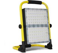 Luz de Trabajo LED de 100 W portátil Recargable para Exteriores 3 Modos de Brillo Carga USB IP66 Resistente al Agua batería Recargable de 36 000 mAh,