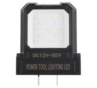 Luz de trabajo LED de 14 W para baterías de herramientas eléctricas de 12-72 V/enchufe ajustable de 19-41 mm/lámpara de inspección compacta para lugar de trabajo y campamento/ajuste con contactos