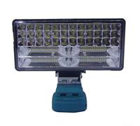 Luz de trabajo LED de alto rendimiento para camping y mantenimiento con voltaje de entrada USB 14 4 21V compatible con batería de litio MT BL1840 BL1830 (B)