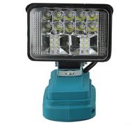 Luz de trabajo LED inalámbrica, recargable de 18 V, IP67, impermeable, portátil, compatible con baterías BL1830/BL1815/BL1860 (3 pulgadas)