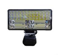 Luz de trabajo LED, luz de inspección brillante portátil de 8 pulgadas, luz de camping resistente a la intemperie para taller de garaje, linterna de mano recargable