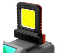 Luz de trabajo LED - Proyector inalámbrico de inserción | linternas impermeables para obras de construcción, senderismo, exteriores, fontaneros, mecánicos y electricistas, ajustable e impermeable, 7,3