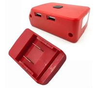 Luz de trabajo LED que apoya para poder X cambio 18V operación de batería con USB para entrega de energía y salida de 12V CC para necesidades de iluminación de construcción