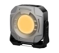 Luz De Trabajo Magnética - 2400LM Luz De Trabajo Automotriz Portátil Giratoria De 360 grados | Lámpara De Camping | Recargable Atenuación Continua Impermeable Giratorio Ajustable | Para Mecánico De