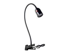 Luz de trabajo máquina herramienta LED 800mm, lámpara tallado Jade 24v 220, iluminación punzón Industrial pequeña, mesa, torno CNC 1W 3W 5W para torno(Warm light,3W220 metal clips)