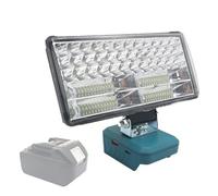 Luz de trabajo portátil de múltiples funciones para distritos de construcción, que ofrece carga rápida del dispositivo y tres preferencias de iluminación, tipo crea una lámpara de trabajo de tarifa