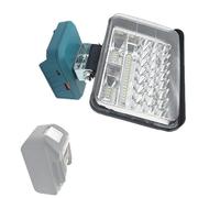 Luz de trabajo portátil de múltiples funciones para distritos de construcción, que ofrece carga rápida del dispositivo y tres preferencias de iluminación, tipo crea una lámpara de trabajo de tarifa