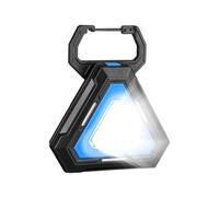 Luz de trabajo recargable magnética, lámpara de linterna recargable, luz de trabajo magnética debajo del capó, para camping, pesca, lugar de trabajo, senderismo al aire libre