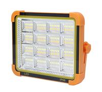 Luz de Trabajo Solar, 1000W 192LED 10000LM Luz de Trabajo Recargable Luz Fuerte Luz de Inundación IP66 Carga Solar USB Impermeable, Focos de Paisaje