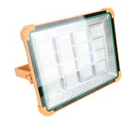 Luz de Trabajo Solar LED, Luz de Trabajo Recargable, 4 Modos 300W 25000LM IP65 Luz Solar de Trabajo LED Luces de Taller con Soporte para Garaje, Batería Recargable de 10000 mAh