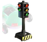 Luz de tráfico para niños - Escena de simulación de luz de señales de educación de tráfico | Luz de pared de semáforo Control remoto Retro Kids | Stop Light Model Seguridad Ind