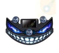 Luz De Ventana Trasera Coche Lámpara Alerta Solar LED Recargable Para