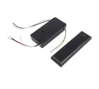 Luz de ventilador de techo regulable con control remoto y kit de controlador de 6 velocidades para función de reinicio de batería para ventiladores de dormitorio Hongyun AC 110V-265V entrada 24V