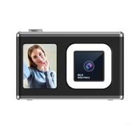 Luz de viaje con cámara digital de 50 MP diseñada para un uso fácil, con un tamaño compacto y opciones de zoom (negro)