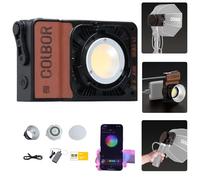 Luz de Video 60W,COLBOR W60 LED Videolicht,2700-6500K CRI 97+ 60W Kamera Licht Klein Dimmbare, App Steuerung,Foto Licht Compact für Produktfotografie und Youtube Vlogs