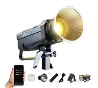 Luz de Video, COLBOR CL330 Luz Continua Fotografia Bicolor 2700k-6500K CRI97+ 65800Lux@1m COB Lámpara Studio con Montura Bowens App Control 10 Efectos de Iluminación, Luz-Video-LED-Estudio-Fotografía