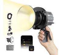 Luz de Video, COLBOR CL60 65W COB Continua Vídeo Light LED de Estudio 2700k-6500K CRI97 10Efectos de Iluminación Lámpara soporte Bowens Mount App Control para Fotografía, Luz-Video-LED-Continua-Studio