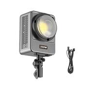 Luz De Video LED 330 W For Fotografía, Iluminación Continua, Bicolor, 2700 K-6500 K, Montaje, Control Manual por Aplicación, Foco For Estudio Fotográfico Excelente Brillo(Black)