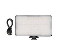 Luz de video LED de 1800 mAh, relleno recargable para fotografía y videografía con brillo ajustable cámara réflex digital